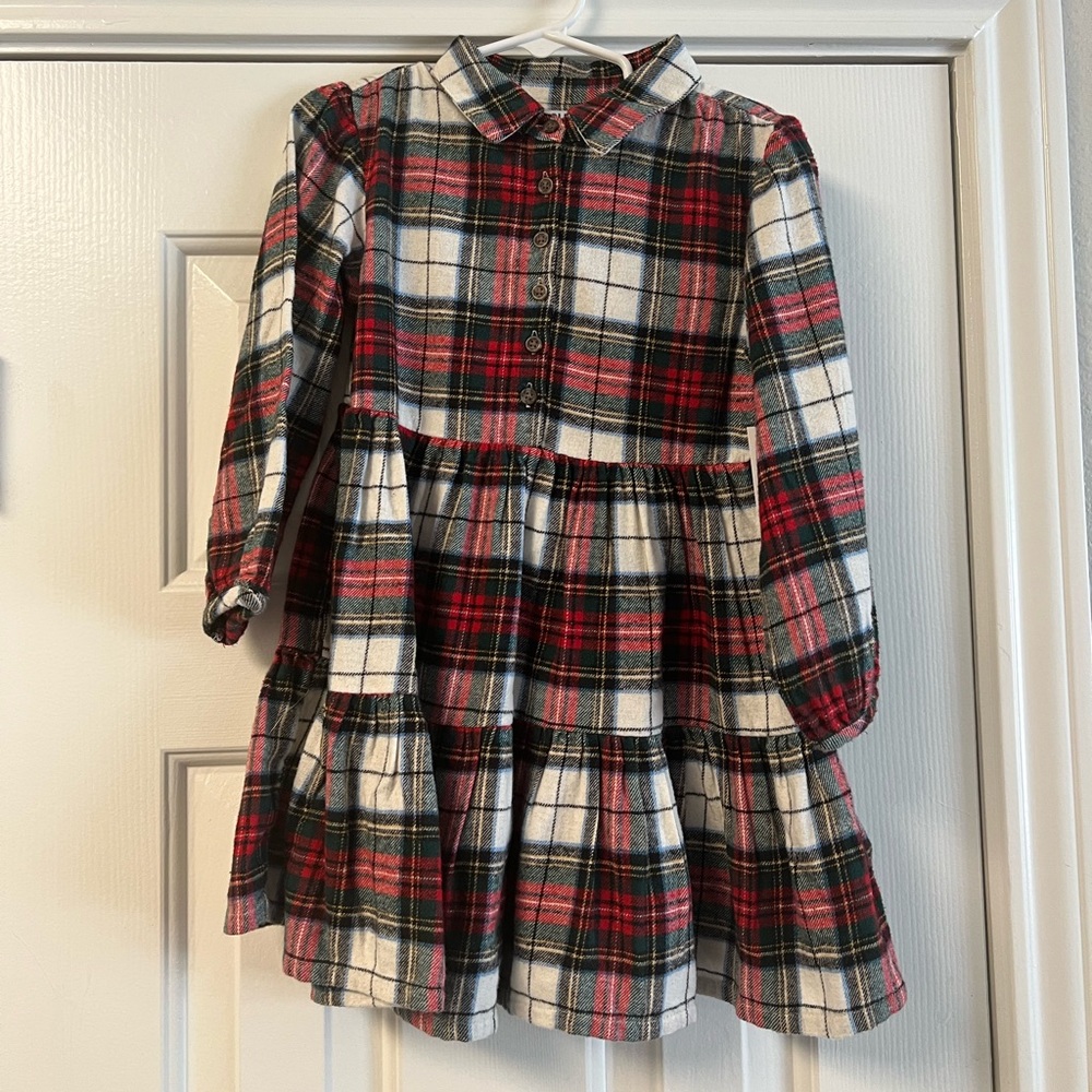 Old navy tiered flannel dress